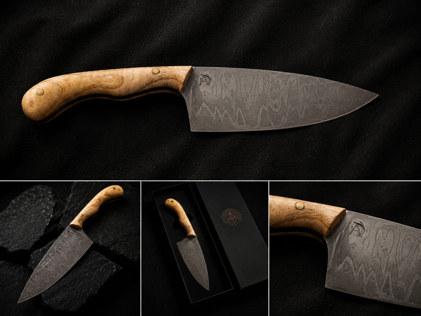 Luxus-Griffmaterial Holz Hirschhorn